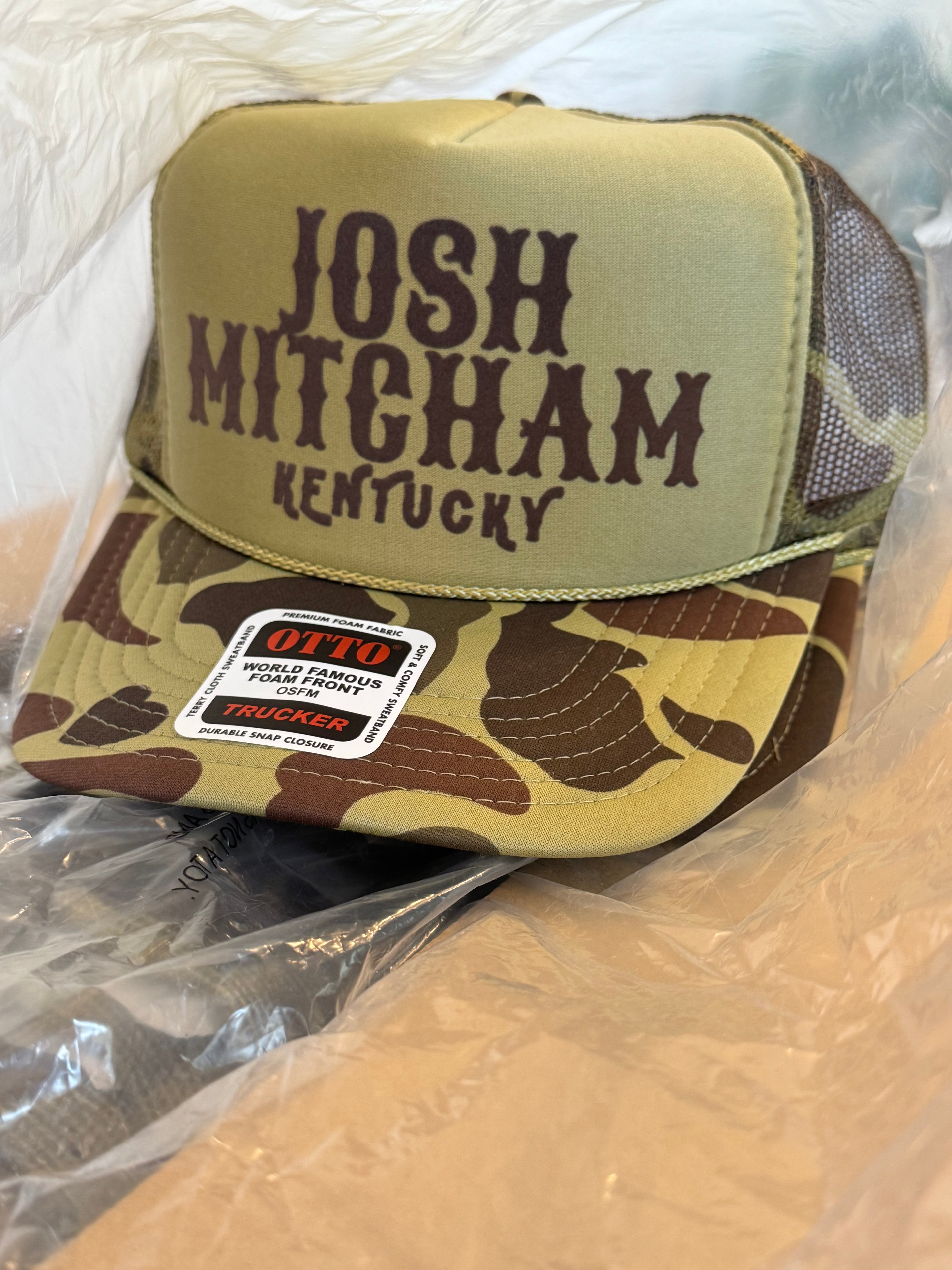 Josh Mitcham- Camo Trucker Hat