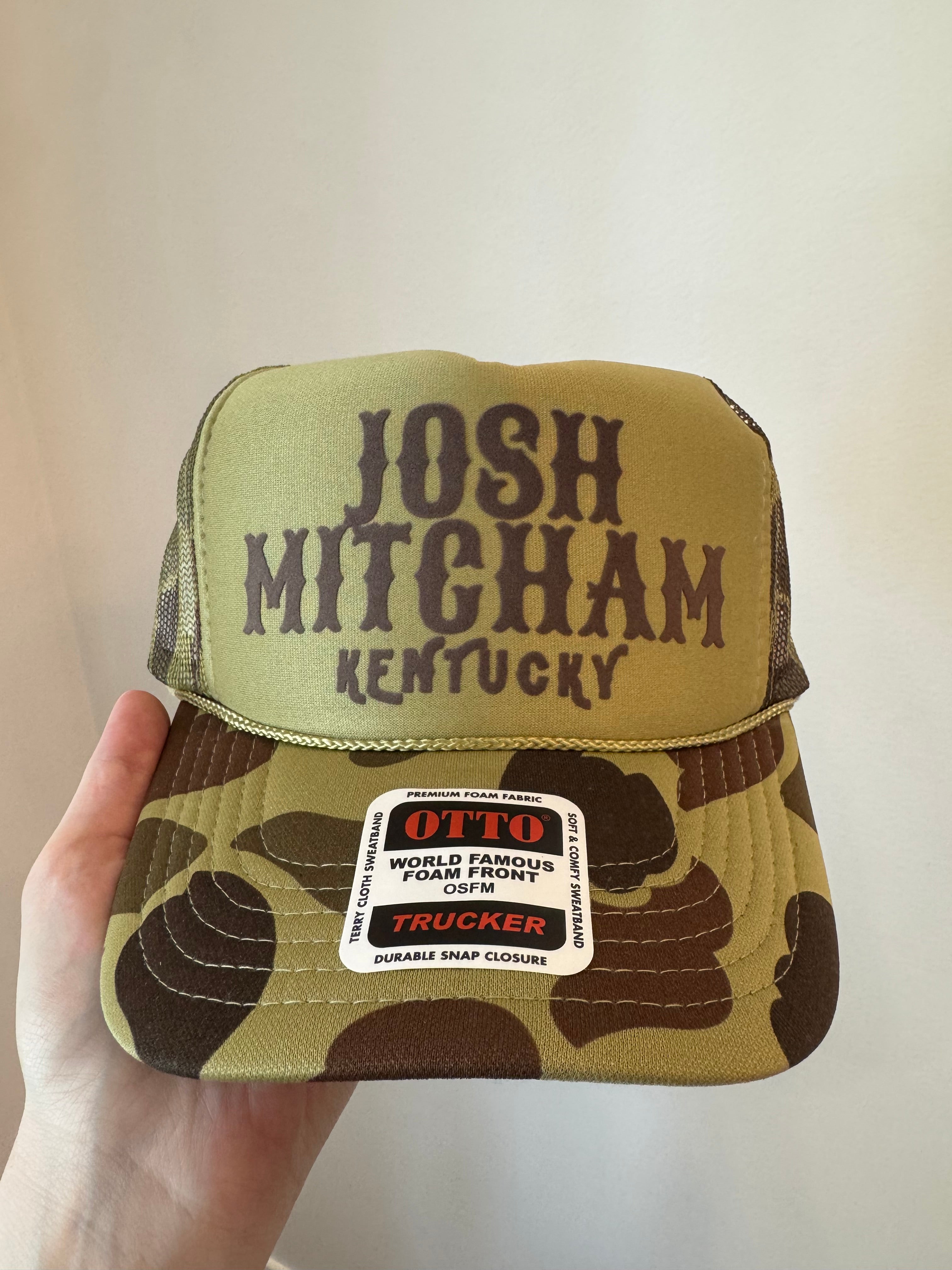 Josh Mitcham- Camo Trucker Hat